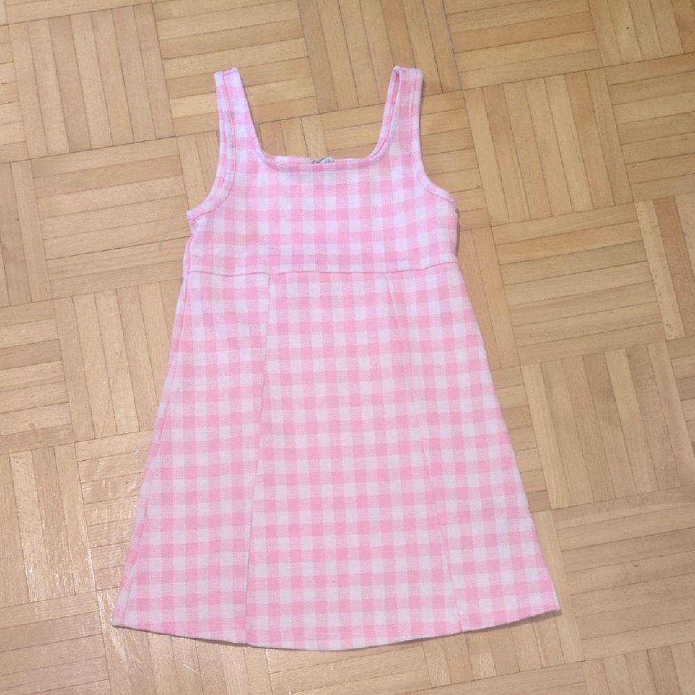 Old Navy Pink Plaid Dress
